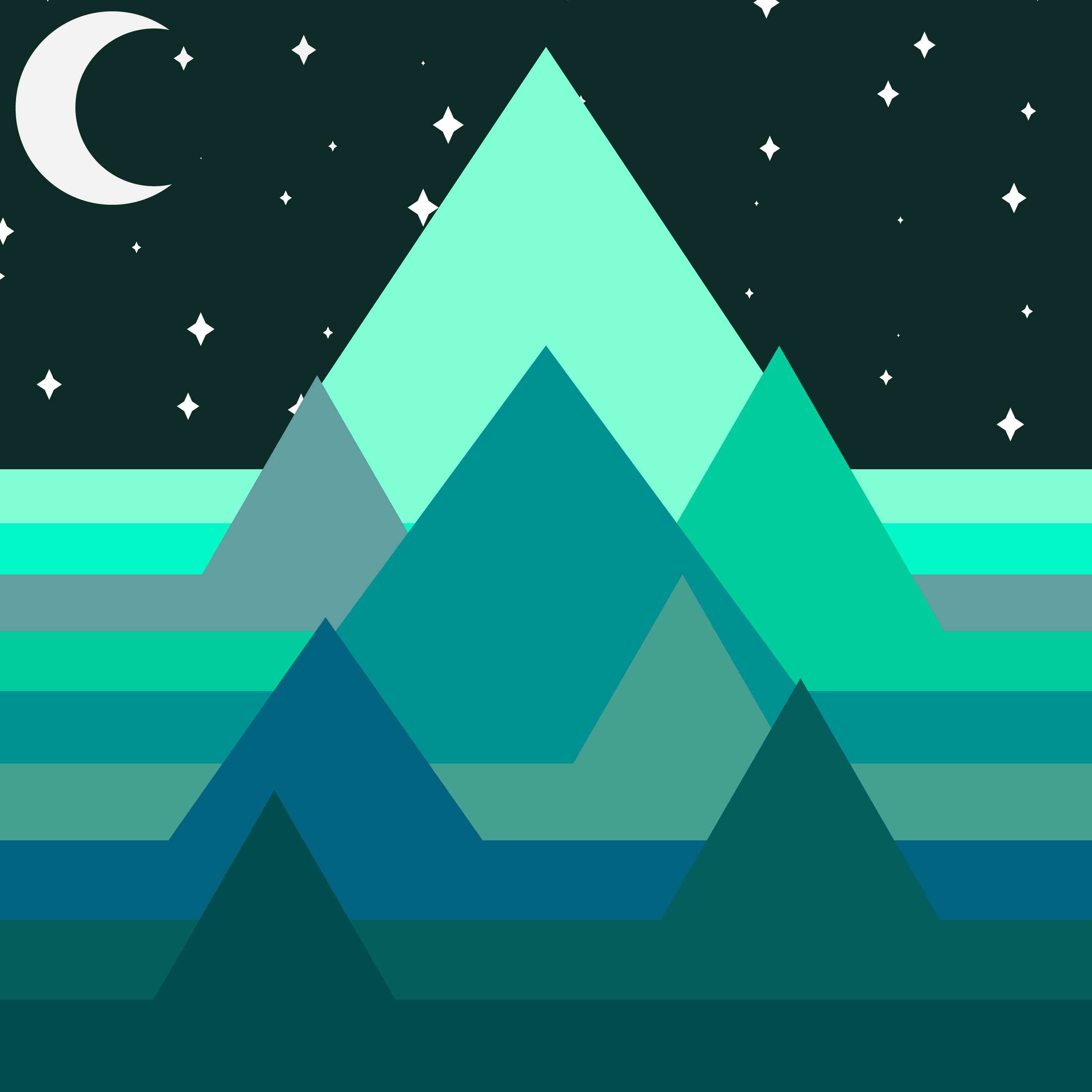 Minimalist Mountains